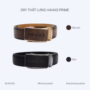 Dây Thắt Lưng Da Bò Prime - Havias
