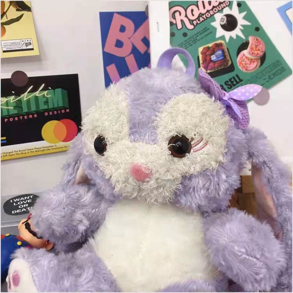 Balo Thời Trang Thỏ Bông Đáng Yêu, Túi Đeo Vai Thú Bông Phong Cách Lolita Dễ Thương - Dmastore - Ảnh 7