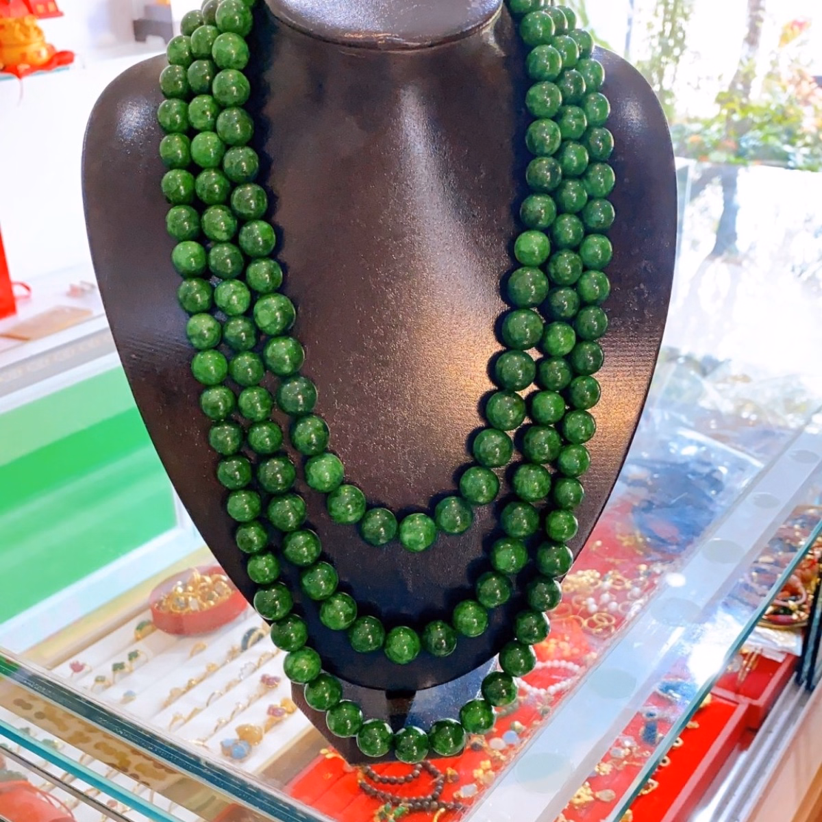 Vòng Cổ Ngọc Cẩm Thạch Sơn Thủy, Phụ Kiện Hầu Dâng - Thắng Giang - Ảnh 2