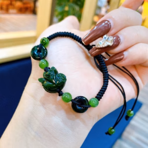 Vòng Tay Hồ Ly Ngọc Cẩm Thạch Sơn Thủy Dòng Vip Cực Mạnh - Thắng Giang