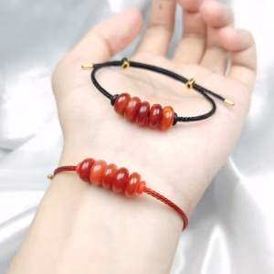 Vòng Tay Ngũ Điếu Ngọc Cẩm Thạch Huyết Thiên Nhiên - Thắng Giang