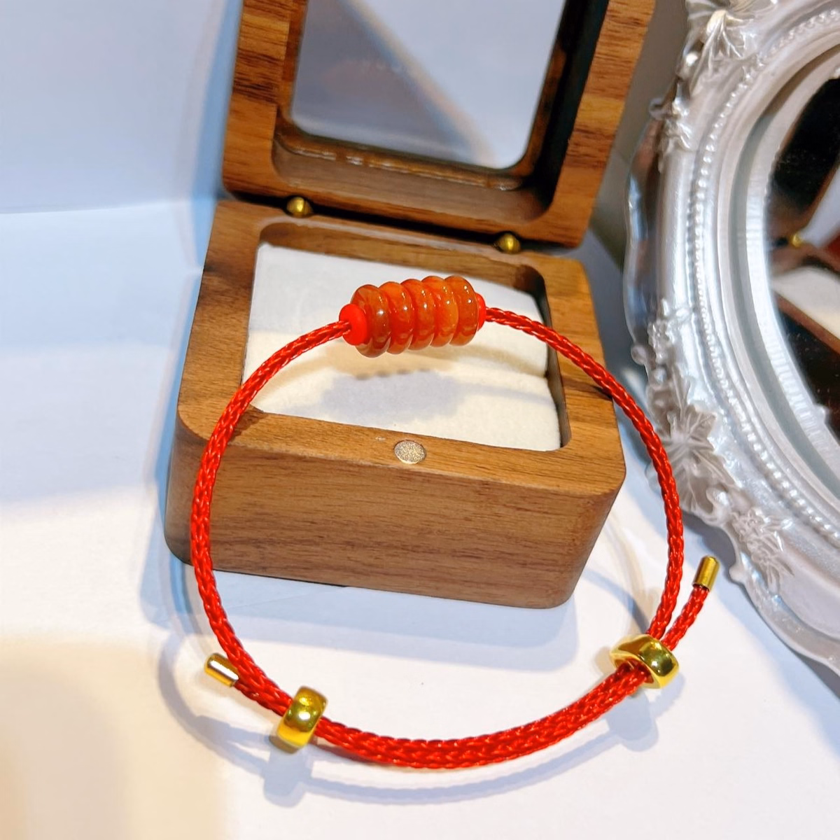 Vòng Tay Ngũ Điếu Ngọc Cẩm Thạch Huyết Thiên Nhiên - Thắng Giang - Ảnh 5