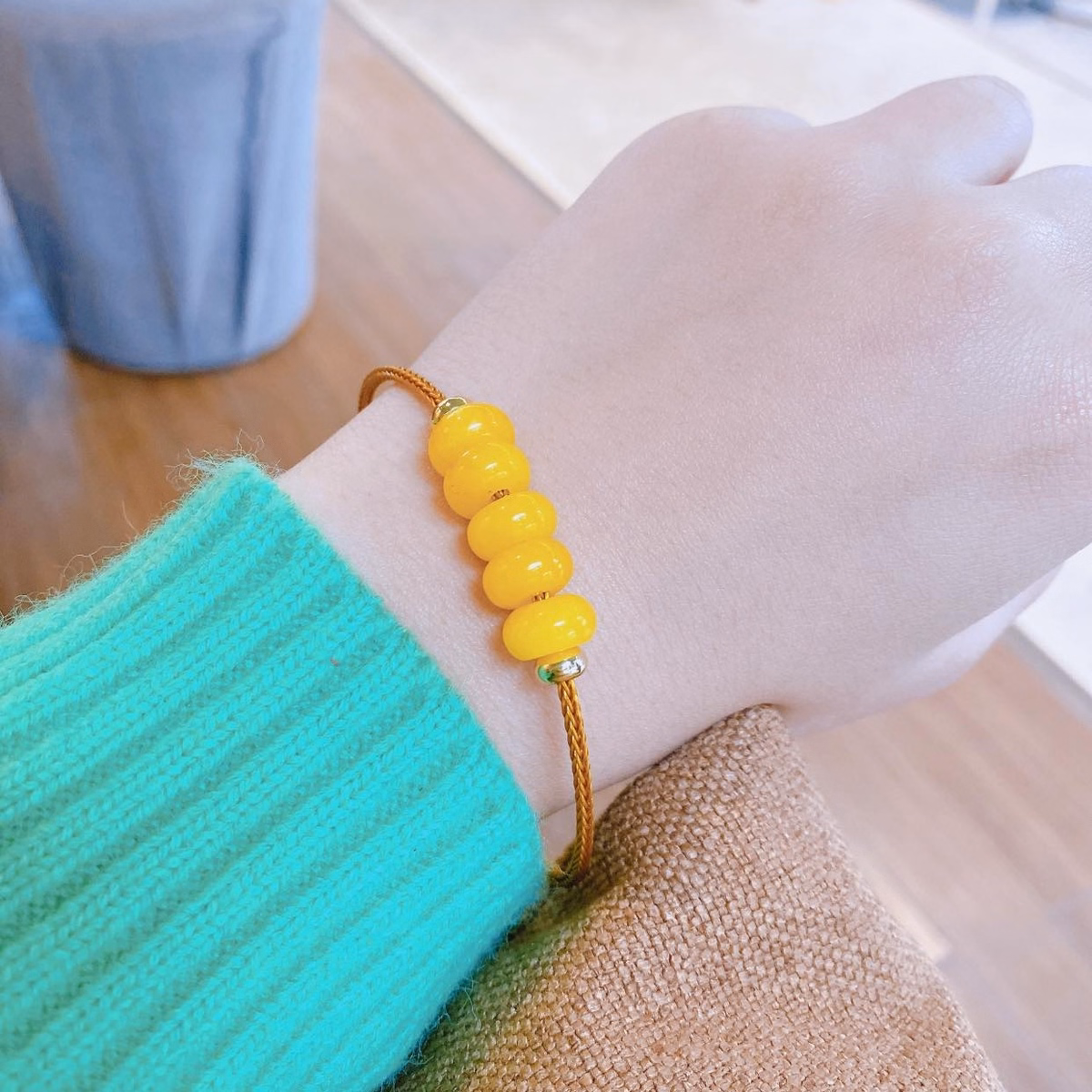 Vòng Tay Ngũ Điếu Mã Não Vàng - Thắng Giang - Ảnh 3