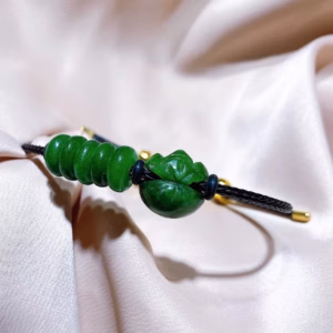 Vòng Tay Túi Tiền Ngũ Điếu Ngọc Cẩm Thạch Sơn Thủy Thiên Nhiên - Thắng Giang