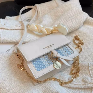 Túi Xách Nữ Phối Dạ Kẻ Xinh Xắn Lv02 - Jinbbq