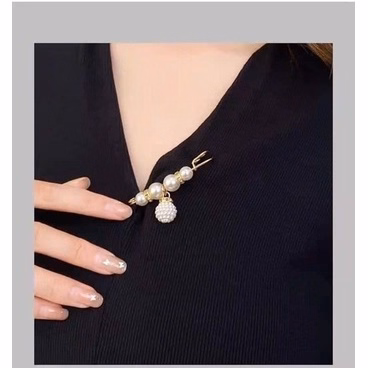 Set 13 Ghim Cài Áo Đính Hạt Ngọc Trai Thời Trang Ctb45 - Bechip - Ảnh 9