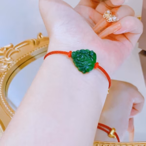 Vòng Tay Hồ Ly Chúa Ngọc Cẩm Thạch Sơn Thủy Thiên Nhiên Dòng Vip Cực Mạnh Xỏ Dây Cáp - Thắng Giang