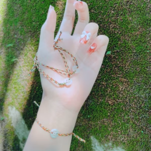 Vòng Tay Đồng Điếu Kim Tiền Ngọc Cẩm Thạch Thiên Nhiên - Thắng Giang