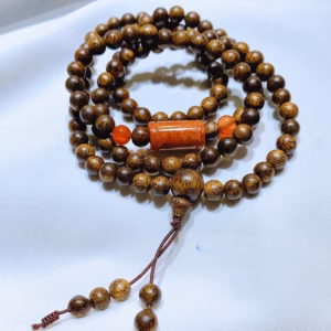 Vòng Tay Trầm Hương Tốc Phối Lu Thống Ngọc Cẩm Thạch Thiên Nhiên - Thắng Giang