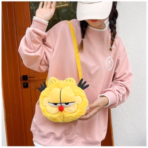 Túi Đeo Chéo Thú Bông Mèo Garfield Siêu Quậy Phong Cách Hoạt Hình Đáng Yêu, Túi Mèo Bông Cảm Xúc Hottrend - Dmastore