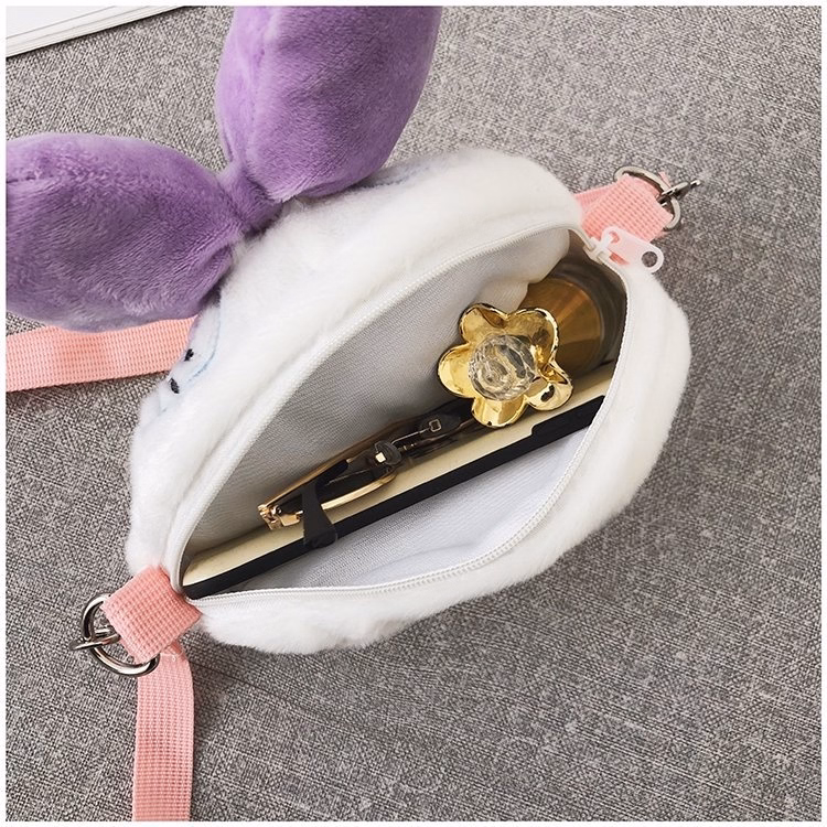 Túi Đeo Chéo Cặp Đôi Vịt Donald Siêu Đáng Yêu, Túi Đeo Vai Thú Bông Donald Duck Disney Mềm Mịn Dễ Thương - Dmastore - Ảnh 12