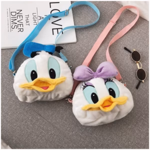 Túi Đeo Chéo Cặp Đôi Vịt Donald Siêu Đáng Yêu, Túi Đeo Vai Thú Bông Donald Duck Disney Mềm Mịn Dễ Thương - Dmastore