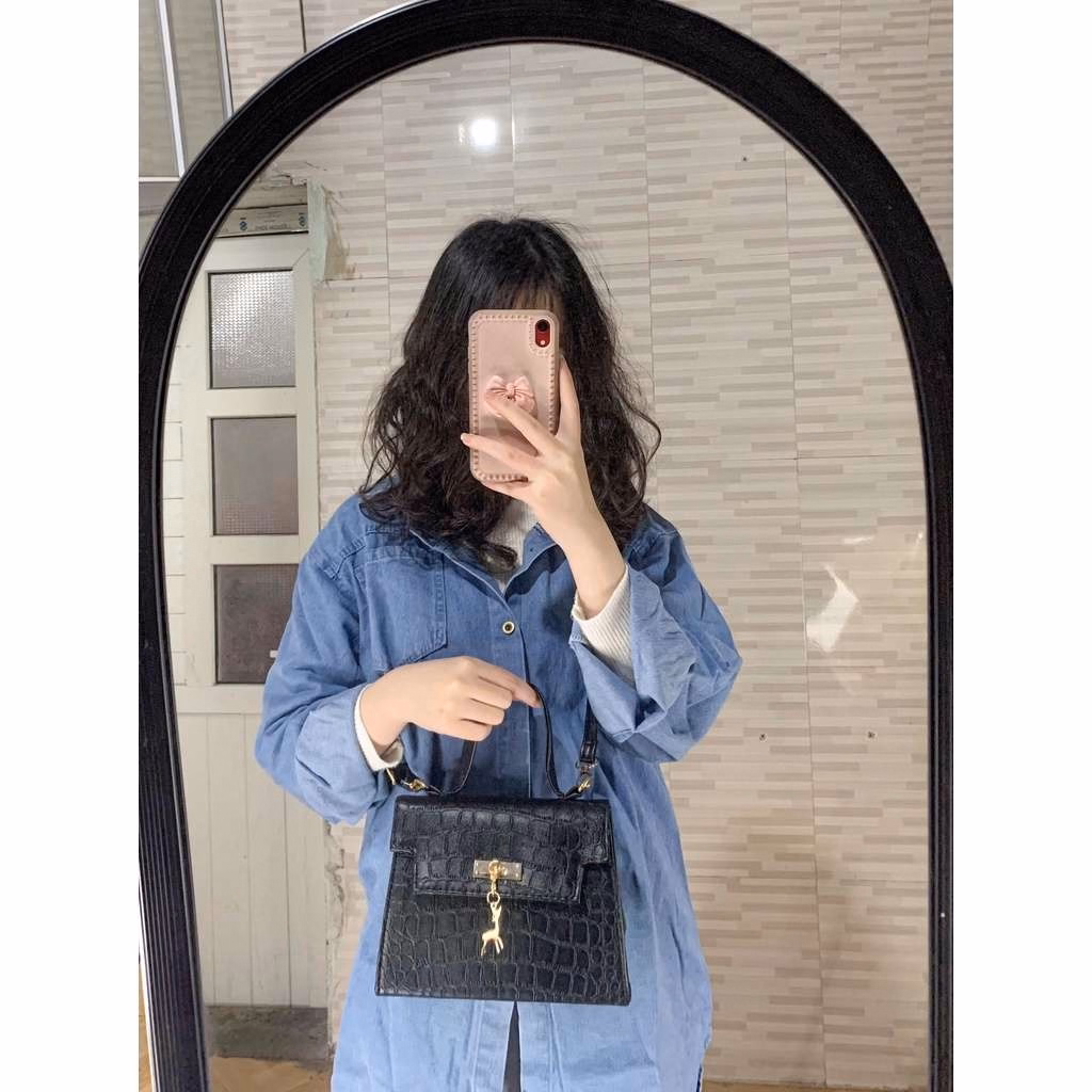 Túi Xách Nữ Khóa Móc Hươu Xinh Xắn Kt14 - Jinbbq - Ảnh 4