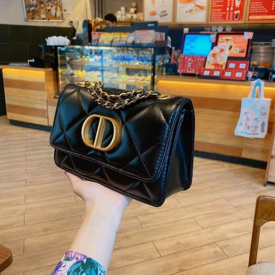 Túi Xách Nữ Ô Trám Cd Mẫu Mới Kt15 - Jinbbq - Ảnh 3