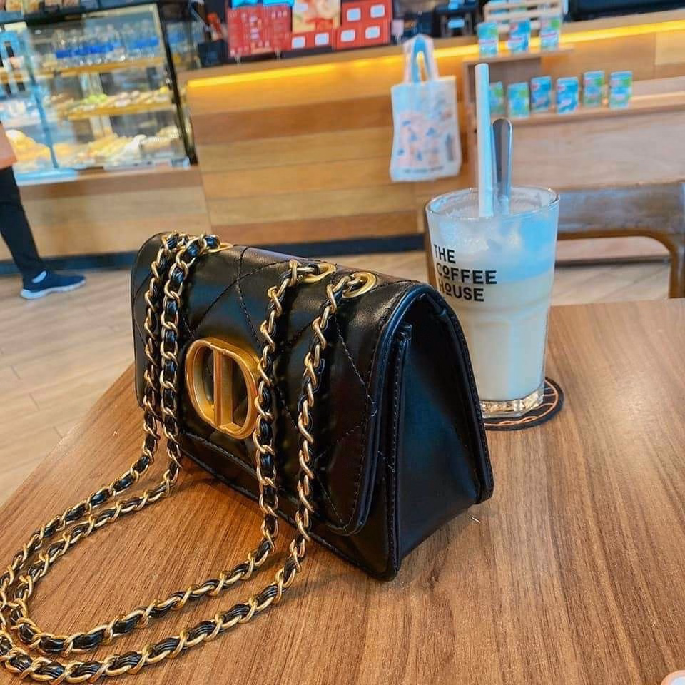 Túi Xách Nữ Ô Trám Cd Mẫu Mới Kt15 - Jinbbq - Ảnh 5