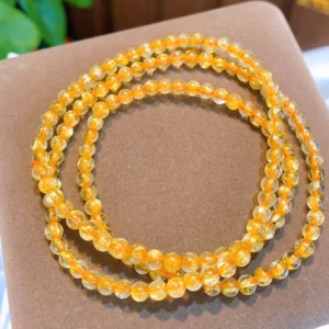 Chuỗi Vòng Tay Thạch Anh Tóc Vàng Thiên Nhiên - Thắng Giang