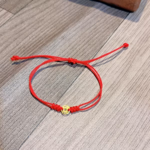 Vòng Tay Xu Kim Tiền Vàng Tây 10 Kara Tết Chỉ Đỏ May Mắn - Thắng Giang