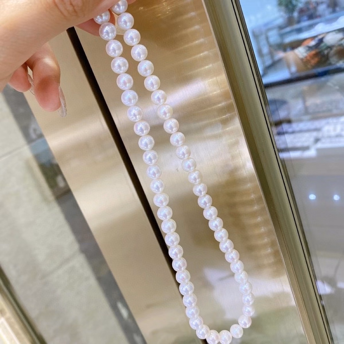 Dây Chuyền Ngọc Trai Nuôi Nước Ngọt Thiên Nhiên - Thắng Giang