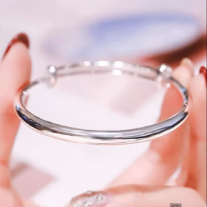 Vòng Tay Bạc Ta Dành Cho Bé Có Thẻ Hóa Đơn - Thắng Giang