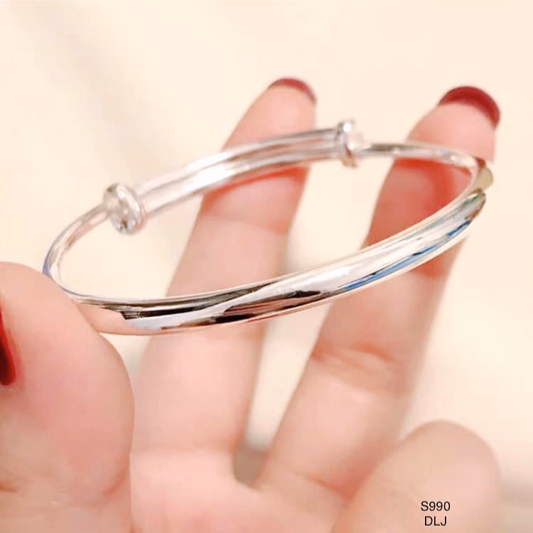 Vòng Tay Bạc Ta Dành Cho Bé Có Thẻ Hóa Đơn - Thắng Giang - Ảnh 2