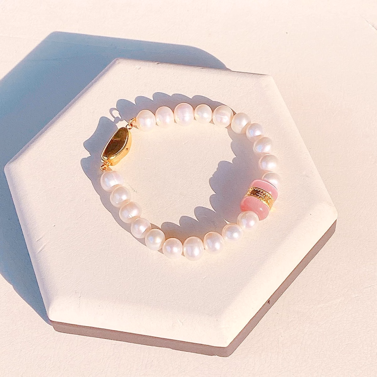 Vòng Tay Ngọc Trai Nuôi Nước Ngọt Thiên Nhiên Phối Lu Thống - Thắng Giang - Ảnh 3