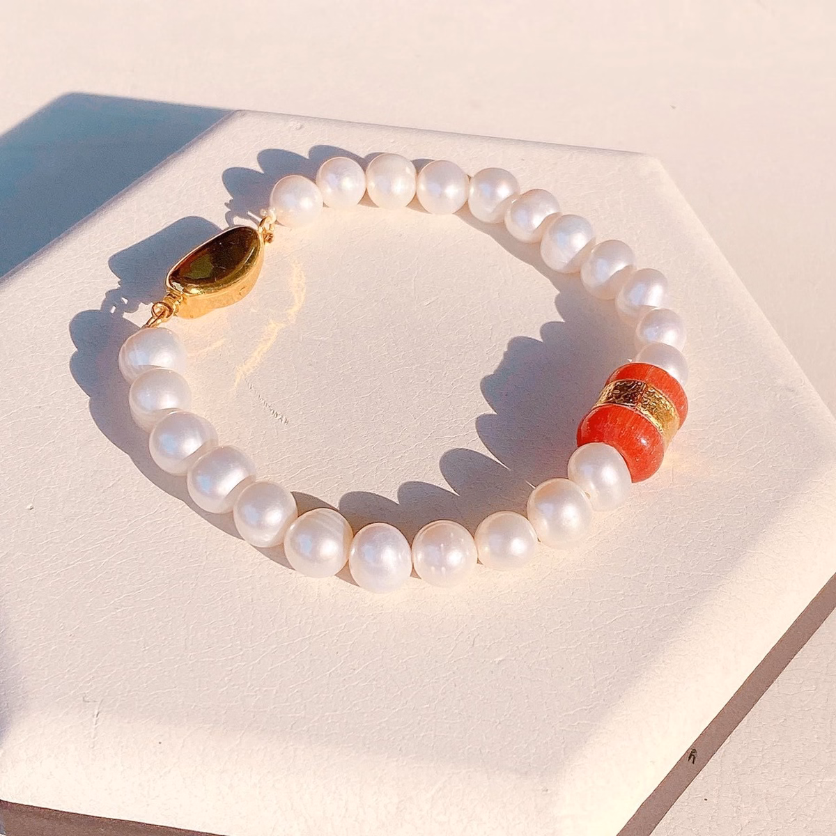 Vòng Tay Ngọc Trai Nuôi Nước Ngọt Thiên Nhiên Phối Lu Thống - Thắng Giang - Ảnh 5