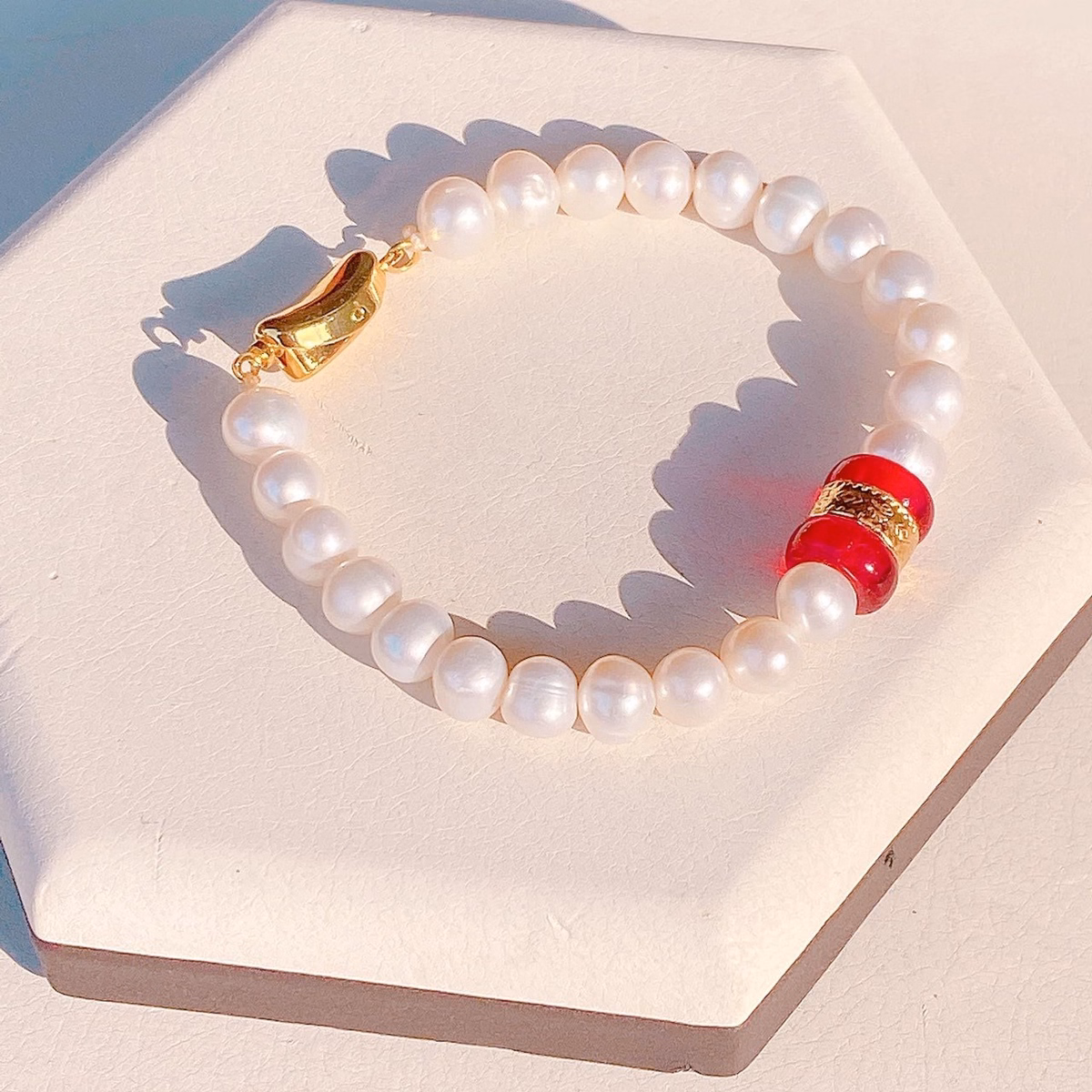 Vòng Tay Ngọc Trai Nuôi Nước Ngọt Thiên Nhiên Phối Lu Thống - Thắng Giang - Ảnh 6