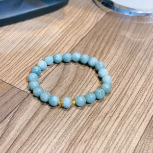 Vòng Tay Ngọc Cẩm Thạch Malay Phối Charm Xi Vàng - Thắng Giang