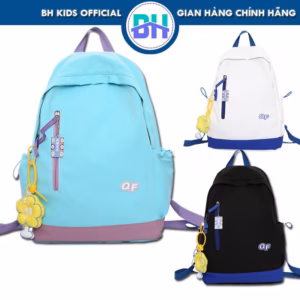 Balo Nam Nữ Qf Đi Học Dễ Thương Làm Cặp Sách, Túi Xách Thời Trang Ulzzang Hàn Quốc Bhs86- Bh Kids