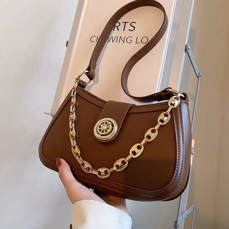 Túi Xách Nữ Cắp Nách Vương Miện Tròn Kt18 - Jinbbq