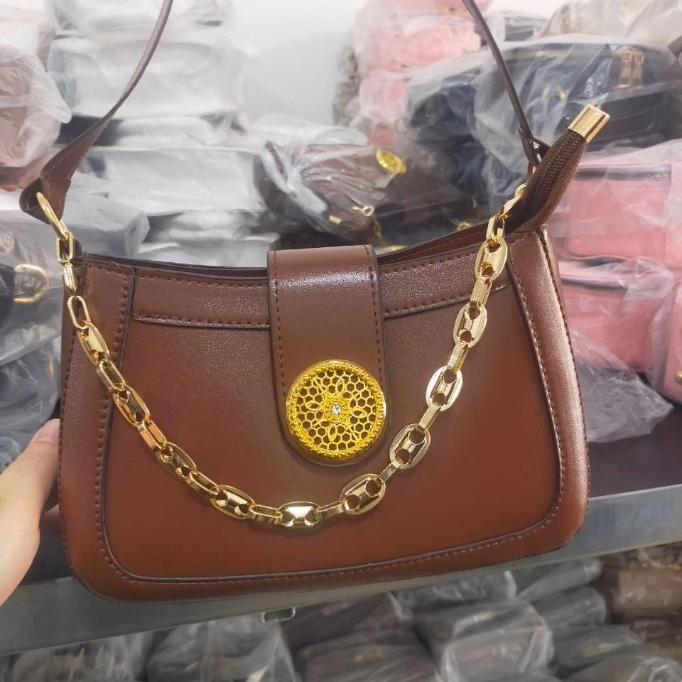 Túi Xách Nữ Cắp Nách Vương Miện Tròn Kt18 - Jinbbq - Ảnh 6