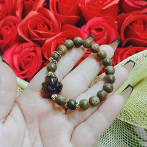 Vòng Tay Trầm Hương Tốc Phối Hồ Ly Đá Thạch Anh Mắt Hổ Thiên Nhiên - Thắng Giang