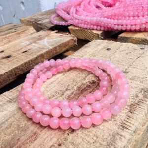 Vòng Tay Đá Thạch Anh Hồng Thiên Nhiên - Thắng Giang