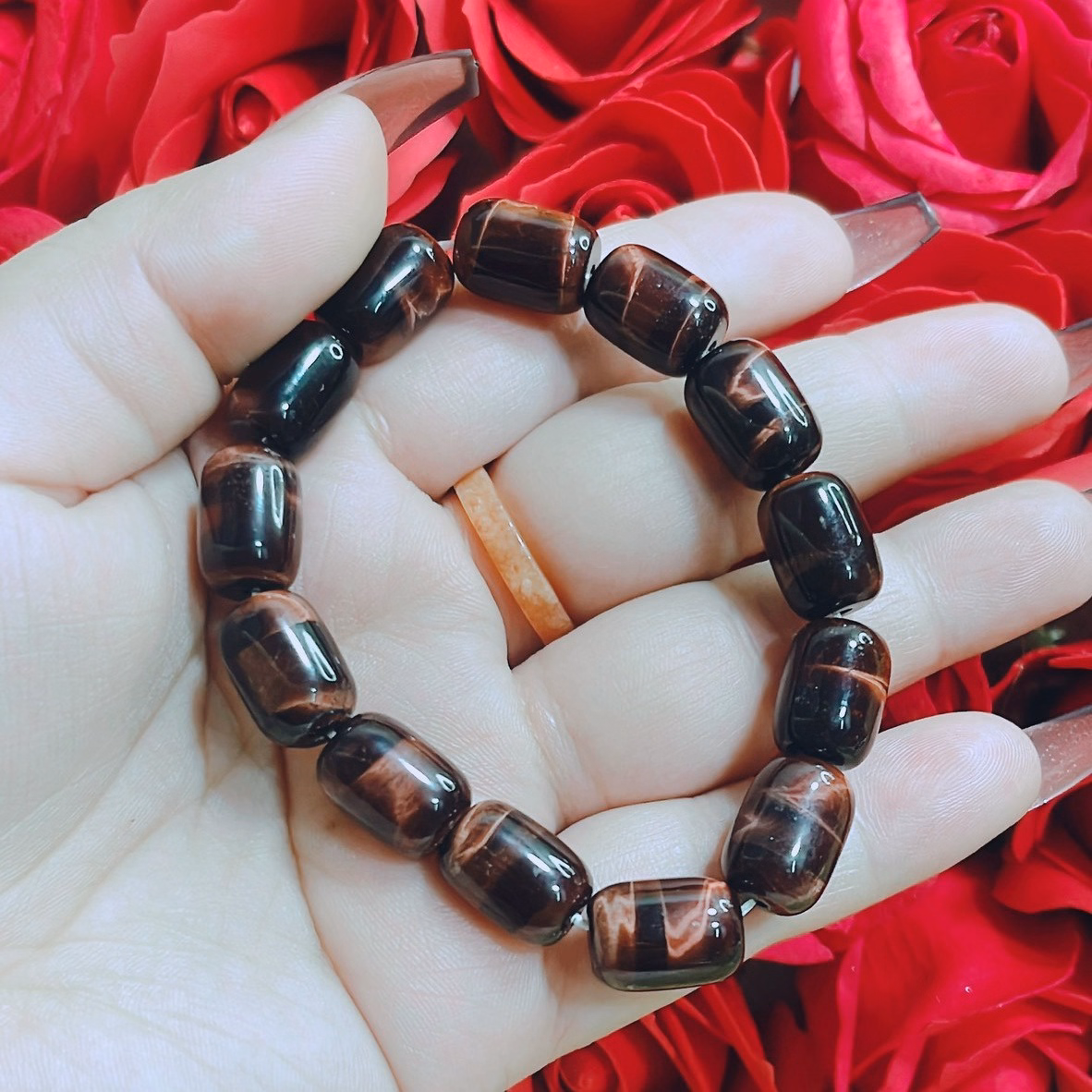 Vòng Tay Lu Thống Thạch Anh Mắt Hổ Thiên Nhiên 10 Ly - Thắng Giang - Ảnh 3