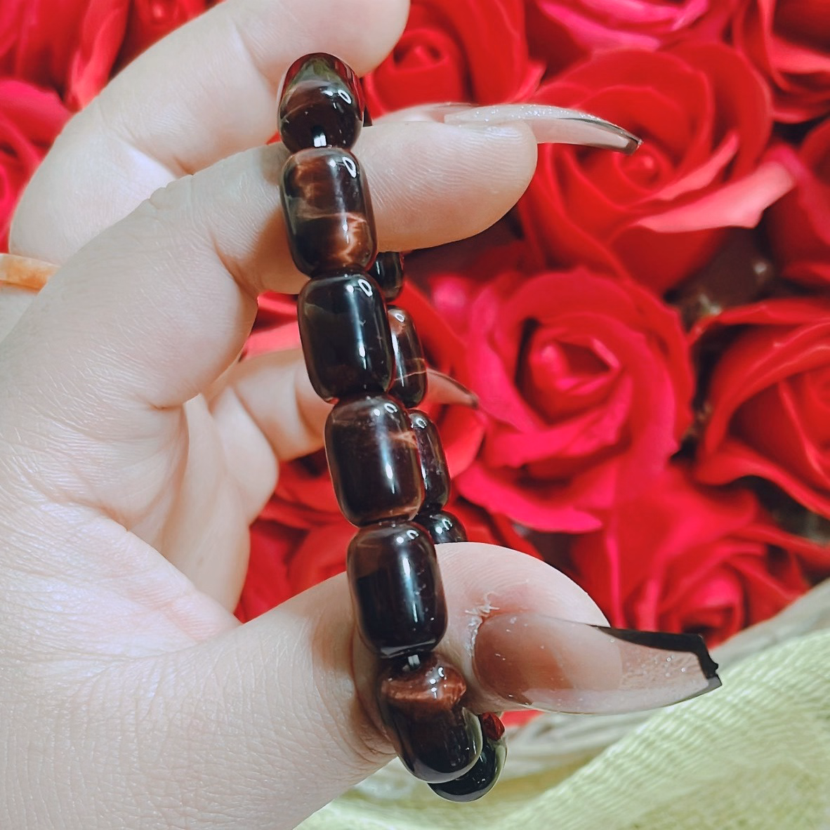 Vòng Tay Lu Thống Thạch Anh Mắt Hổ Thiên Nhiên 10 Ly - Thắng Giang - Ảnh 4