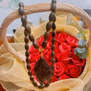 Dây Chuyền Nam Trầm Hương Mắt Tử Thiên Nhiên - Thắng Giang