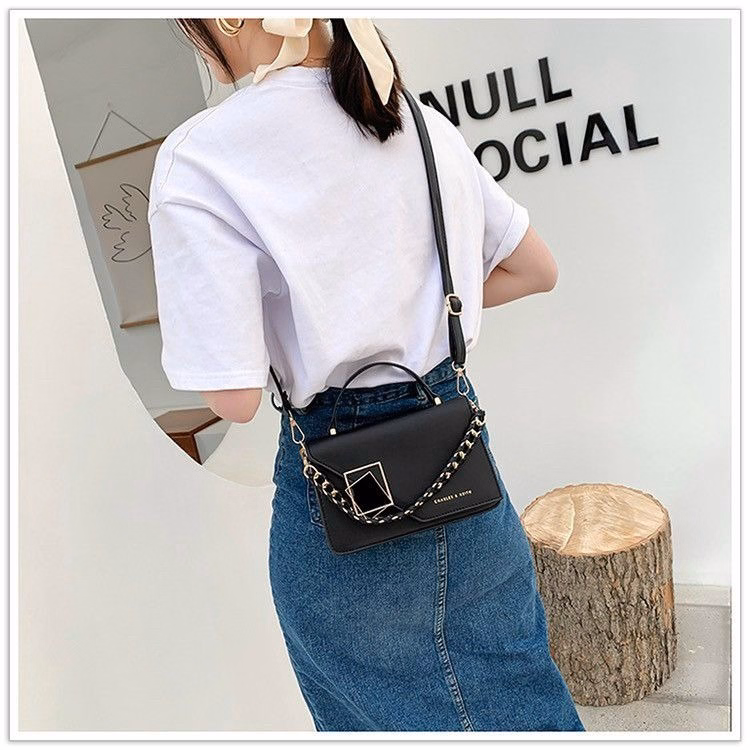 Túi Xách Nữ Hai Đáy Khóa Gương Vắt Chéo Kt23 - Jinbbq - Ảnh 3