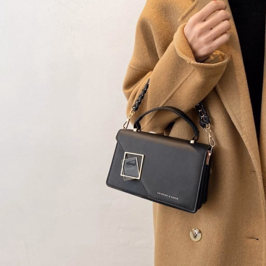 Túi Xách Nữ Hai Đáy Khóa Gương Vắt Chéo Kt23 - Jinbbq - Ảnh 8