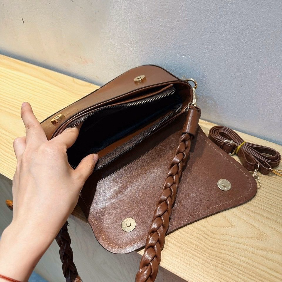 Túi Xách Nữ Dáng Yên Ngựa Quai Tết Sang Kt22 - Jinbbq - Ảnh 3