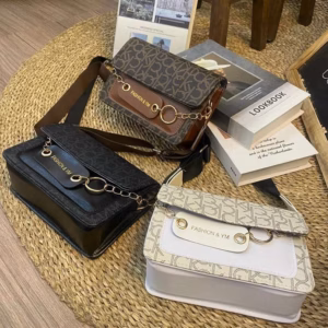 Túi Xách Nữ Mk Dây Bản To Kèm Phụ Kiện Bản Xích Dh10 - Đức Huy