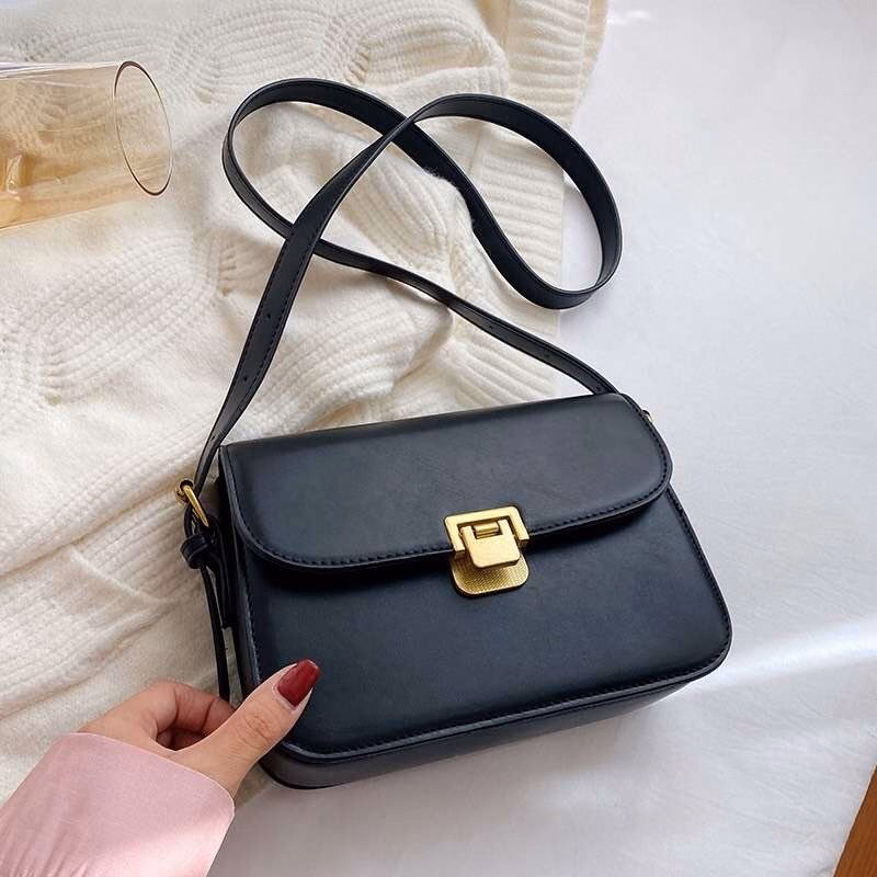 Túi Xách Nữ Khóa Sập Vuông Hh1 - Đức Huy