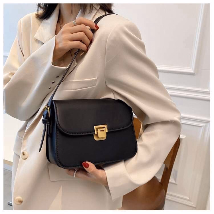 Túi Xách Nữ Khóa Sập Vuông Hh1 - Đức Huy - Ảnh 2