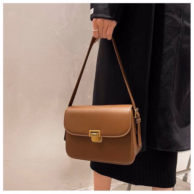 Túi Xách Nữ Khóa Sập Vuông Hh1 - Đức Huy - Ảnh 3