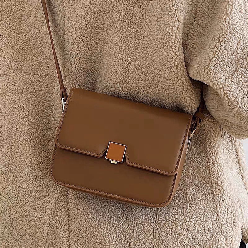 Túi Xách Nữ Khóa Gương Hình Vuông Hh3 - Đức Huy