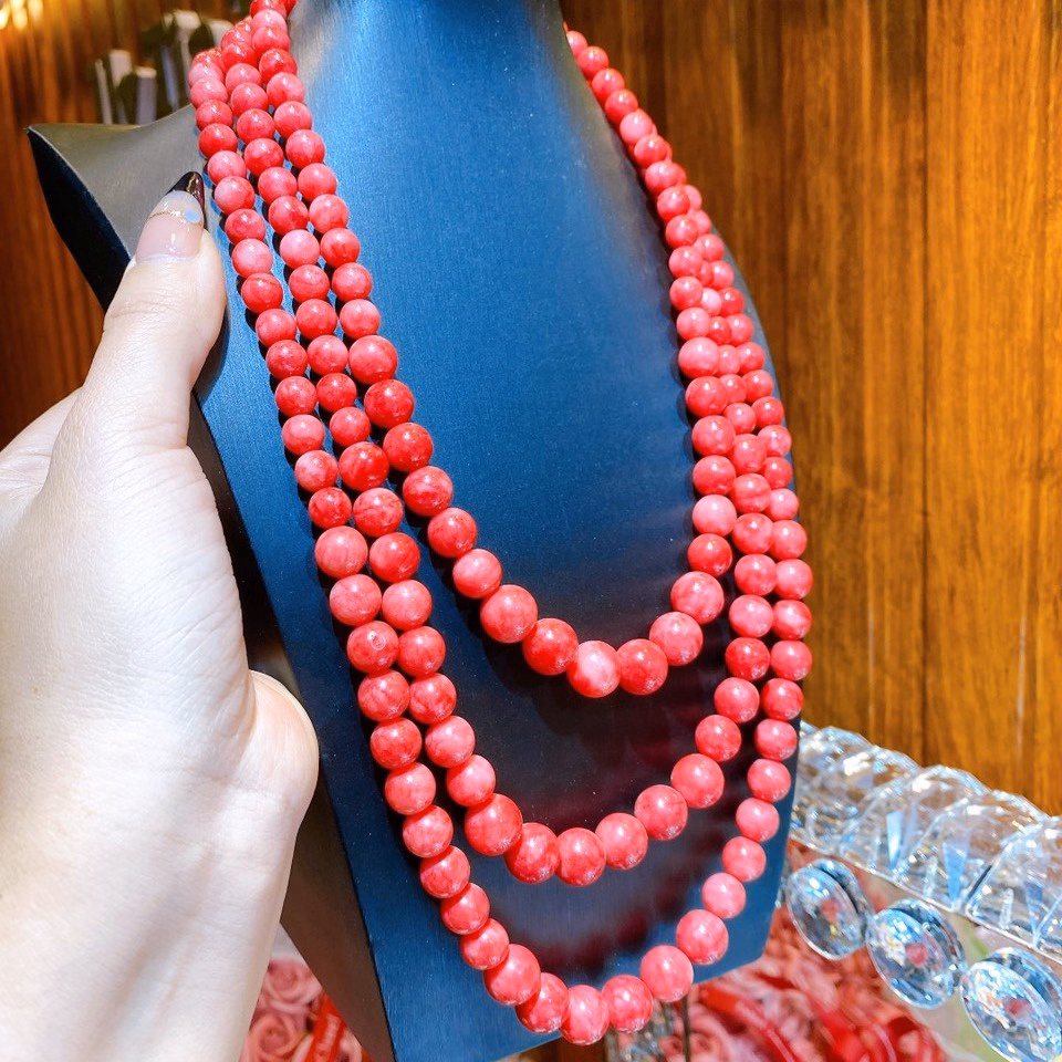 Chuỗi Thạch Anh Hồng Ba Tầng Hầu Dâng - Thắng Giang - Ảnh 2