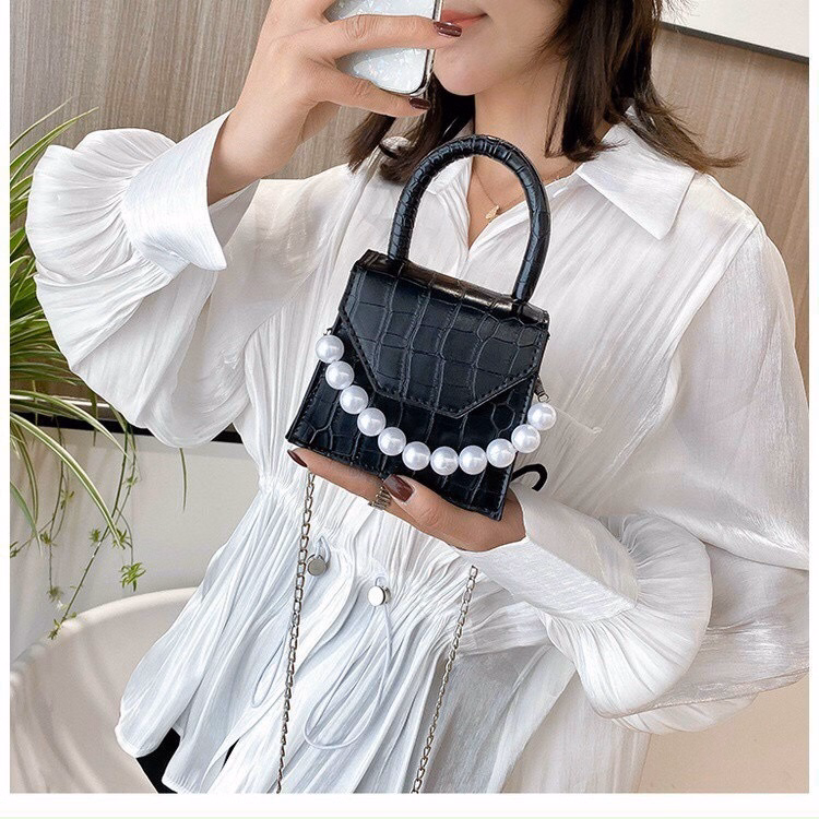 Túi Xách Nữ Dây Ngọc Trai H17 - Đức Huy - Ảnh 2