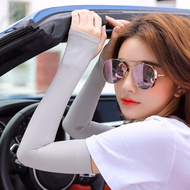 Găng Tay Xỏ Ngón Nhiều Màu, Co Dãn, Chống Nắng Tốt Gtxn - Chipxinhxk - Ảnh 5