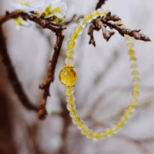 Vòng Tay Thạch Anh Tóc Vàng Thiên Nhiên 6 Ly - Thắng Giang