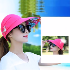 Mũ Rộng Vành Đính Ngọc , Nón Nữ Đi Biển Siêu Đẹp Mdnrv - Diepchi Fashion