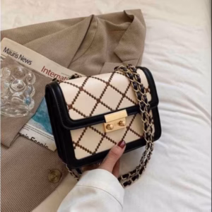 Túi Đeo Chéo Kẻ Ô Hình Thoi Khóa Miu A14 - Đức Huy